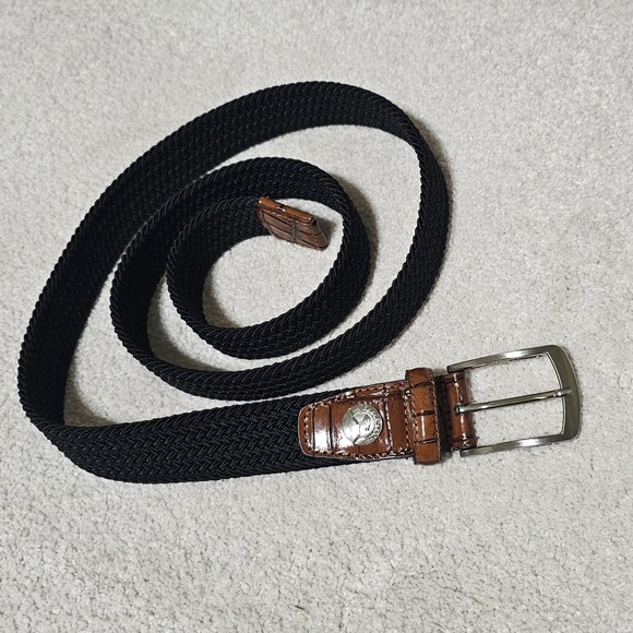 Pebble Beach Other - Pebble Beach Men's Belt‎ Leather Ends, Weave inner Size 44 Golf Belt